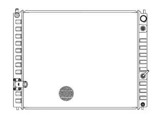 LRc 14F0A LUZAR Радиатор, охлаждение двигателя